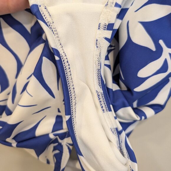 Kate Spade Women One-piece Long Sleeve Rash Guard Blue Berry Swimwear - Size S - Picture 6 of 8